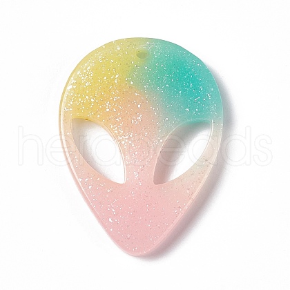 Resin Pendants RESI-C029-02C-1