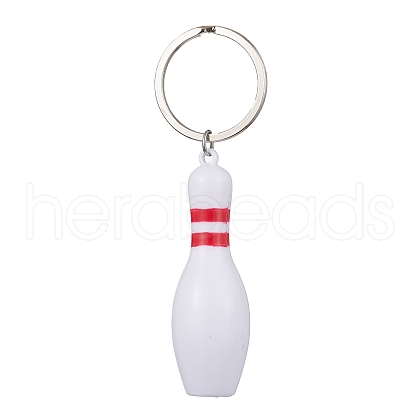 ABS Plastic Sports Ball Theme Pendants Keychains KEYC-JKC00659-04-1