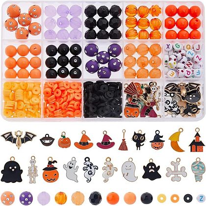 CHGCRAFT DIY Halloween Jewelry Making Finding Kit DIY-CA0005-64-1
