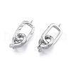 Brass Fold Over Clasps KK-A165-05P-1