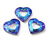 Electroplated Glass Pendants EGLA-O008-01D-1