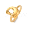 304 Stainless Steel Open Cuff Rings for Women RJEW-M060-01G-04-4