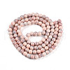 Baking Painted Glass Beads Strands DGLA-N003-8mm-C02-3