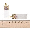 Natural Amethyst & Selenite Big Pendants G-H084-09G-02-3