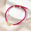 Adjustable Nylon Cord Bracelets BJEW-C096-01G-21-1