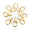 Zinc Alloy Lobster Claw Clasps X-E107-G-1