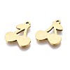 201 Stainless Steel Charms STAS-S110-097G-2