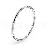304 Stainless Steel Bamboo Joint Hinged Bangle JB757A-1