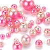 497Pcs 5 Style Rainbow ABS Plastic Imitation Pearl Beads OACR-YW0001-07D-7