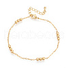 Brass Satellite Chains Bracelets for Women BJEW-N032-08E-G-2