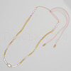 Mother's Day Jewellery Miyuki & Natural Freshwater Pearl Braided Necklace for Women PI7820-4-1
