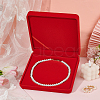 Velvet Pearl Necklace Storage Gift Boxes CON-WH0086-128A-5