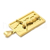 Ion Plating(IP) 304 Stainless Steel Religion Pendants STAS-E184-23G-3