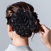 Polyester Flower Brooches JEWB-WH0021-54A-6
