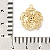 Brass Glass Pendants KK-Z073-15G-02-3