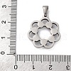 304 Stainless Steel Pendants STAS-L280-01P-02-3