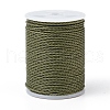 Round Waxed Polyester Cord X-YC-G006-01-1.0mm-37-1