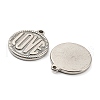 Non-Tarnish 201 Stainless Steel Pendants STAS-G108-02-2