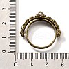 Alloy Open Back Bezel Pendants PALLOY-I223-17AB-3