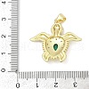 Brass Micro Pave Cubic Zirconia Pendants KK-D317-138G-3