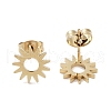 PVD Vacuum Plating 304 Stainless Steel Stud Earrings for Women EJEW-A048-12G-2