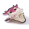 Cute Mini Sea Animal Acrylic Claw Hair Clips PHAR-A012-03F-3
