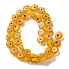 Handmade Millefiori Lampwork Beads Strands LAMP-G164-04D-2