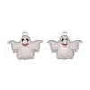 Halloween Theme Rack Plating Luminous Alloy Enamel Pendants X-ENAM-N056-238P-3