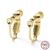 925 Sterling Silver Clip-on Earring Findings STER-M117-02G-1
