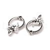Tibetan Style Alloy Pendants FIND-I028-01AS-2