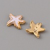 Alloy Enamel Cabochons MRMJ-WH0064-45B-2