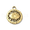 Ion Plating(IP) 304 Stainless Steel Pendants STAS-B058-12G-05-1