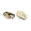 Carnival/Mardi Gras Theme Alloy Enamel & Glitter Powder Pendants ENAM-T020-53H-RS-2