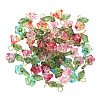 50Pcs 5 Colors Glass Charms FIND-CJ0001-15-8