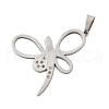 304 Stainless Steel Pendants STAS-F313-05P-1