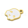 Halloween Theme Ion Plating(IP) 304 Stainless Steel Enamel Pendants STAS-M011-04A-2