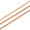 Handmade 304 Stainless Steel Enamel Curb Chains CHC-M021-67G-07-1