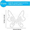 Fingerinspire Glitter Hotfix Rhinestone(Hot Melt Adhesive On The Back) DIY-FG0001-47-2