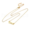 201 Stainless Steel Pendant Necklace for Women NJEW-F335-02G-07-2