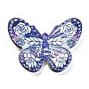 Printed Opaque Acrylic Beads MACR-R004-02F-1