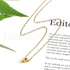 Ion Plating(IP) 304 Stainless Steel Pendant Necklaces NJEW-R050-01G-16-2
