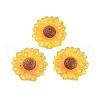 Flower Series Resin Cabochons CRES-Q008-01G-1
