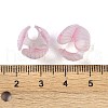 Simulation Lotus Shape Acrylic Bead Caps SACR-A008-02-3