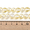 Baking Painted Transparent Glass Beads Strands DGLA-N011-10mm-02-4