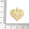Brass Micro Pave Cubic Zirconia Pendants KK-R221-01G-05-3