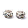 Alloy Rhinestone European Beads CPDL-H999-18-3