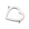 Non-Tarnish 304 Stainless Steel Hollow Connector Charms STAS-P332-07P-2