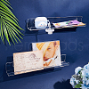 U-Shaped Acrylic Wall-mounted Display Stands ODIS-WH0038-01-4
