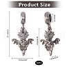 CHGCRAFT 36Pcs Alloy European Dangle Charms MPDL-CA0001-06B-2