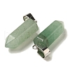 Natural Green Aventurine Pendants G-Z067-07P-13-3